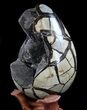 Septarian Dragon Egg Geode - Crystal Filled #37453-2